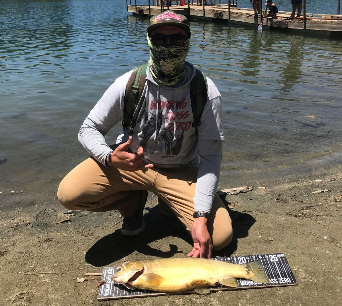 Monster Gila trout caught at Goldwater Lake Sports