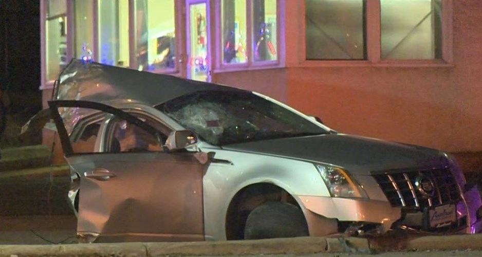 One dead as car splits in two during Youngstown crash | Archives | wfmj.com