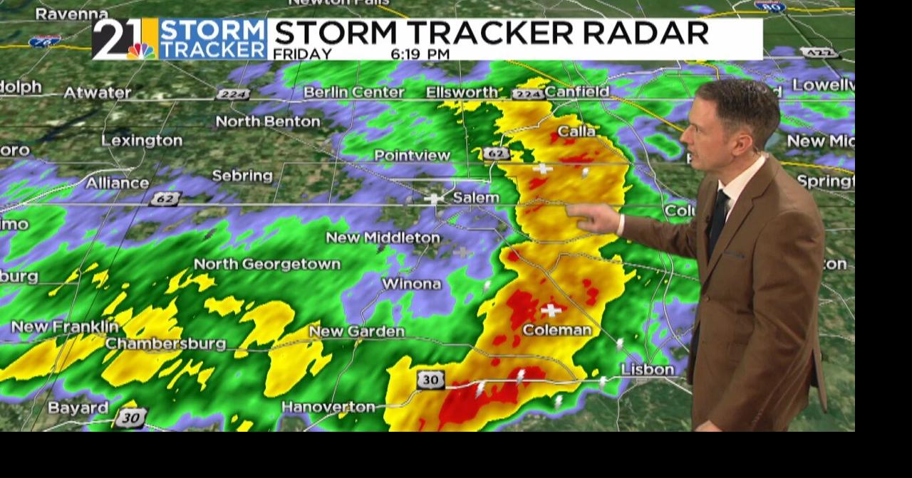 Friday Evening Storm Tracker Forecast | Weather | wfmj.com