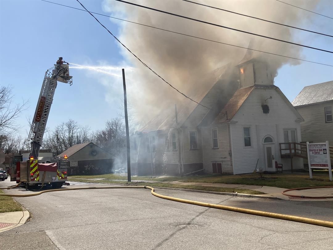 Campbell church heavily damaged after fire | Archives | wfmj.com