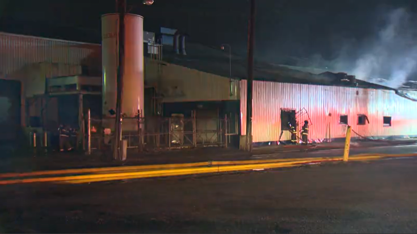 Fire breaks out at Salem foundry, multiple departments on scene | Local ...