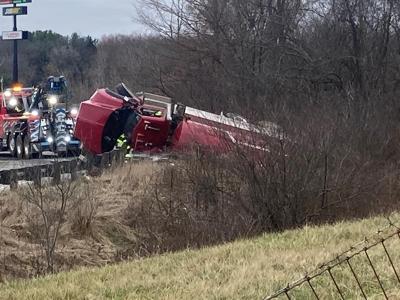 I-80 ramps open again in Hubbard after tanker truck rollover | Archives ...