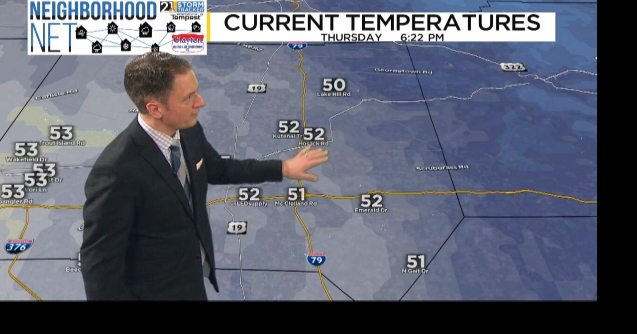 Thursday Evening Storm Tracker Forecast | Weather | wfmj.com