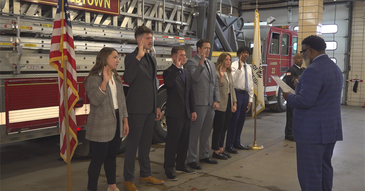 Six new firefighters sworn in to Youngstown Fire Department | Archives ...