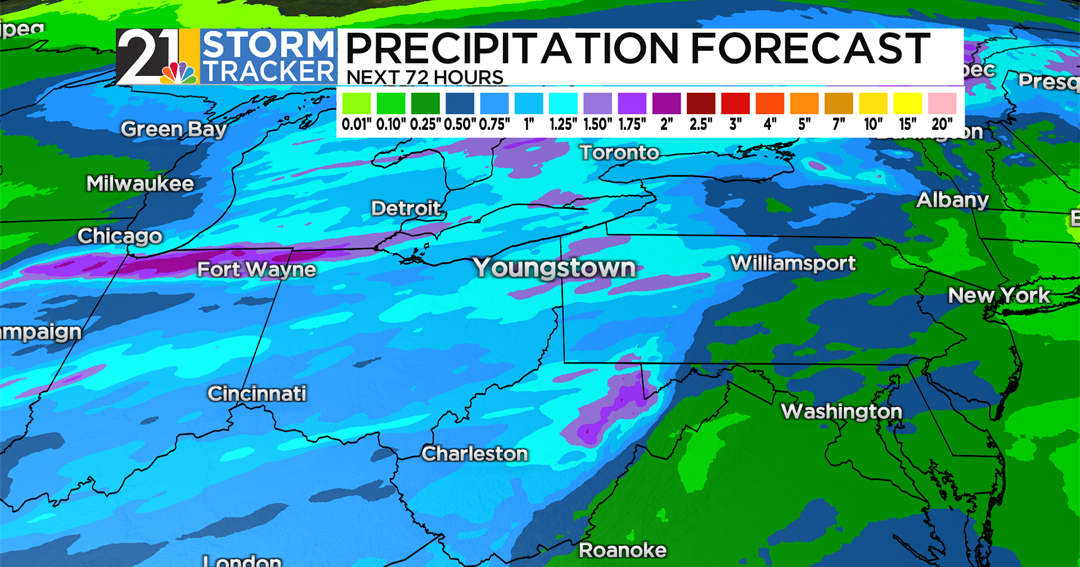 Rain & possible gusty storms Wednesday, then a big temperature drop ...