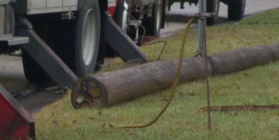 Power restored after car collides with pole in Youngstown | Archives ...