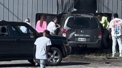 VIDEO: Car crashes into building in Warren after striking another ...