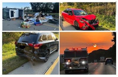Three hospitalized from crashes that snarled traffic on I-80 in Mercer ...