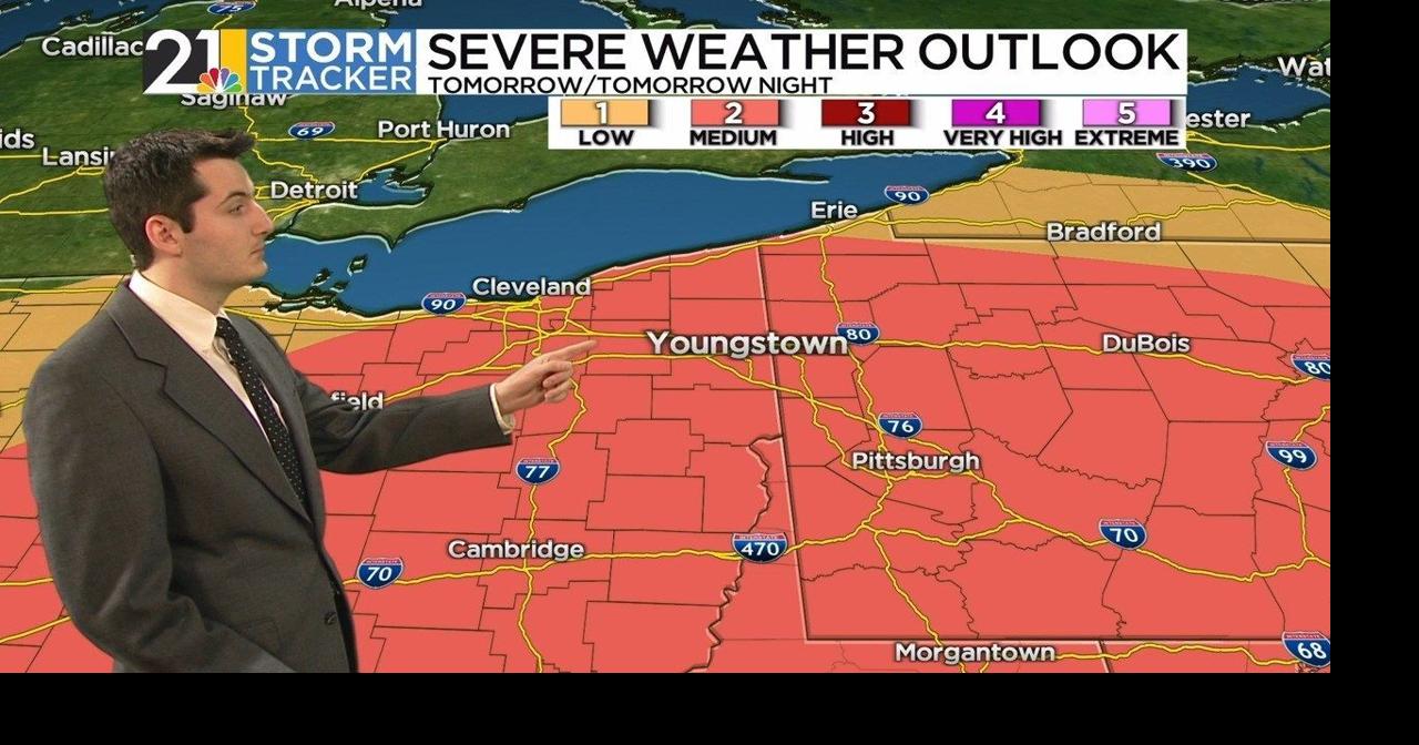 A few showers today; timing out Wednesday's severe threat | News | wfmj.com