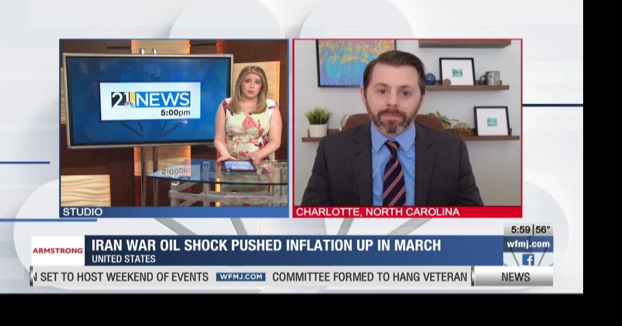 Iran war oil shock pushed inflation up in March | News | wfmj.com