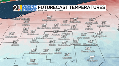 After a chilly Sunday, mild, soggy weather on the way | News | wfmj.com