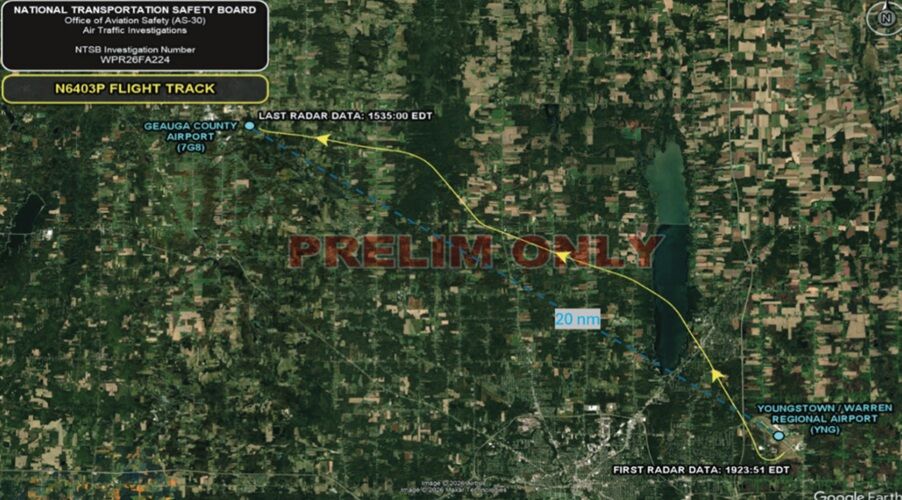 Preliminary report issued on fatal Geauga County plane crash