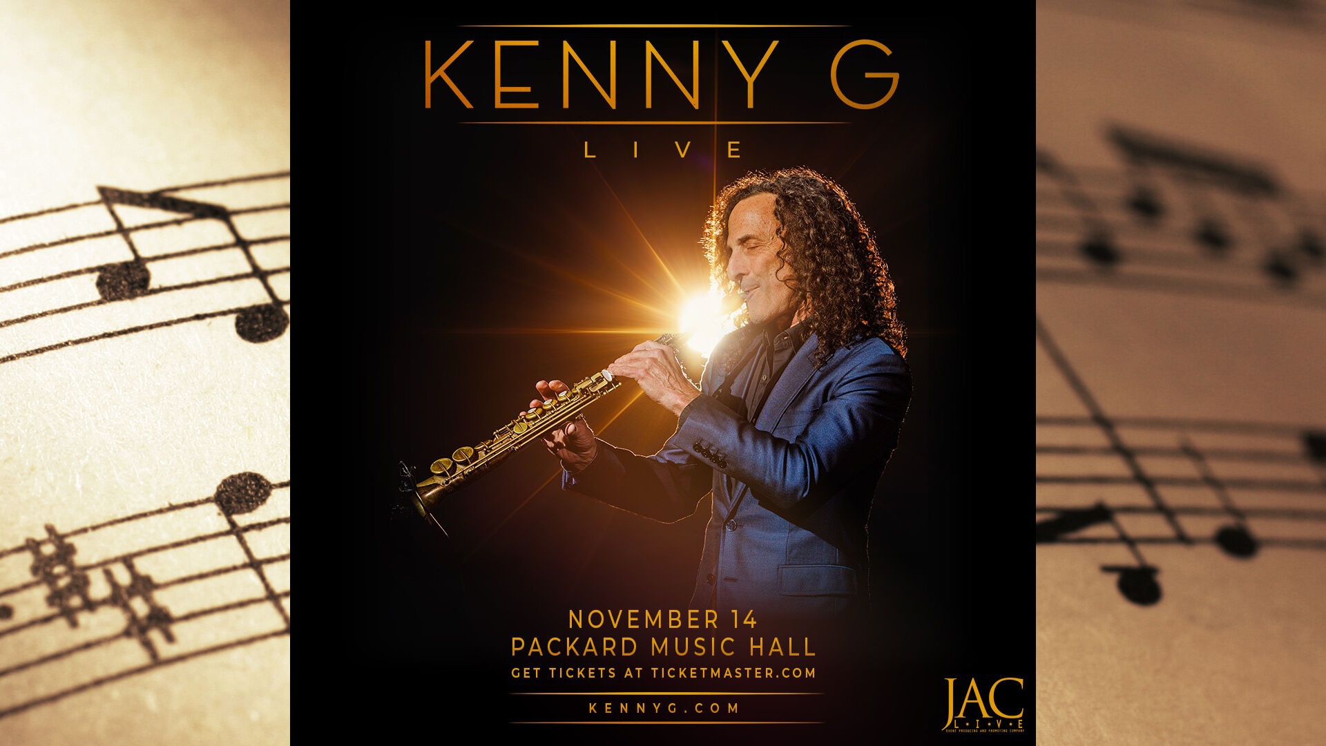 【貴重】 D23EXPO エリック ゴールドバーグ サイン ジーニー マウイ Kenny G returns to Packard Music Hall November 14 | Warren News