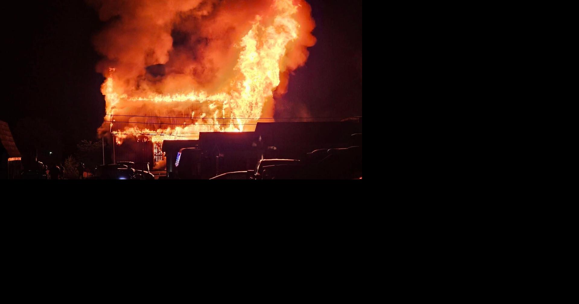 Crews from several Fire Departments battle barn fire in Mercer County ...
