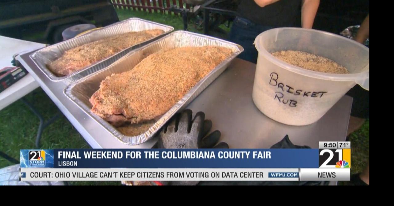 Final days of the Columbiana County Fair - Smokin' Marty's BBQ