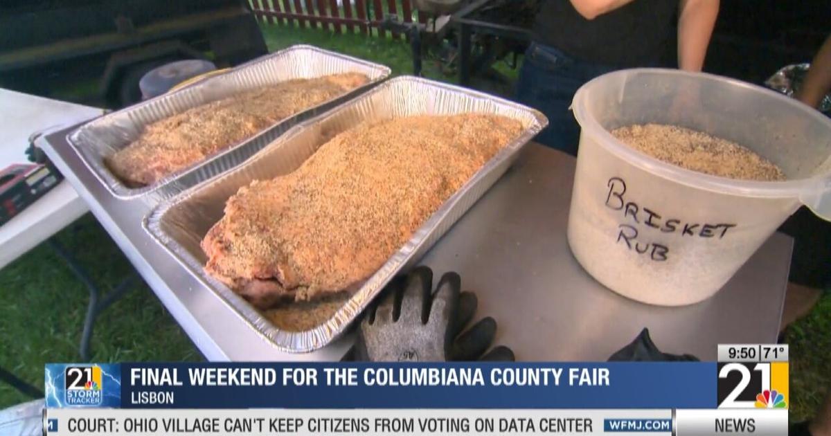 Final days of the Columbiana County Fair - Smokin' Marty's BBQ
