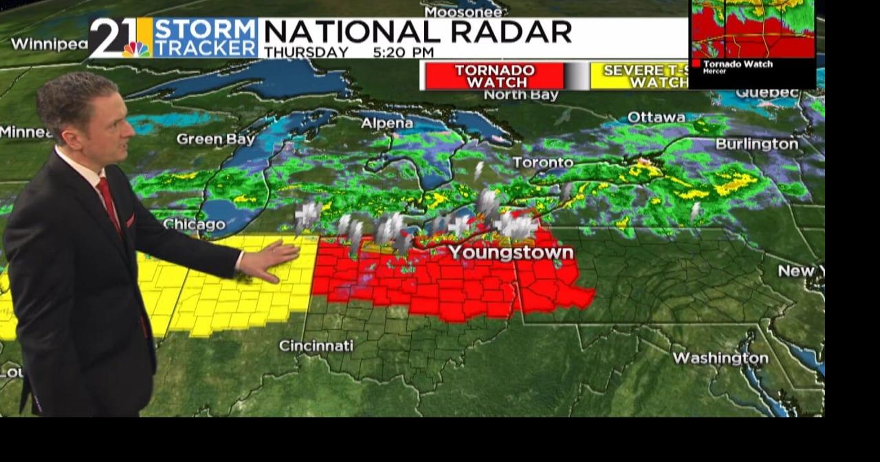 Thursday Evening Storm Tracker Forecast | Weather | wfmj.com