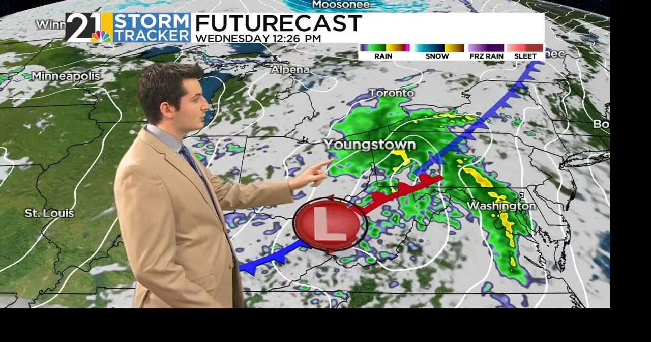 Stupendous sunshine today is followed by two rounds of midweek rain ...