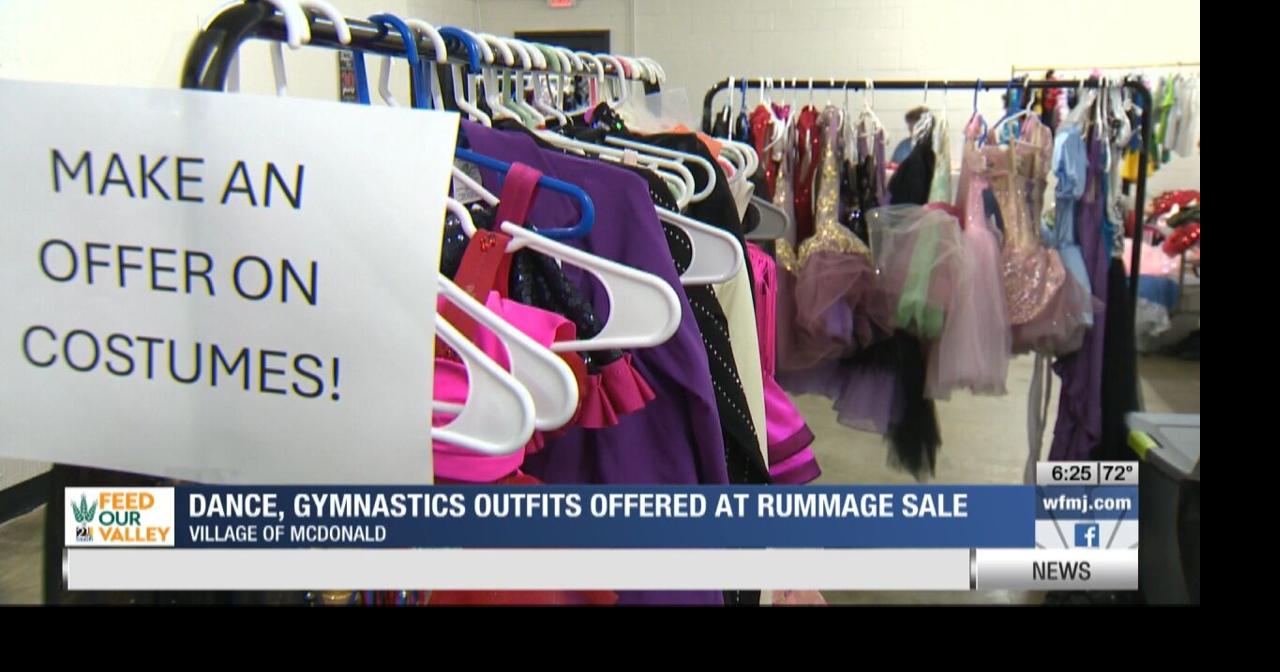 Dance, gymnastics outfits offered at rummage sale