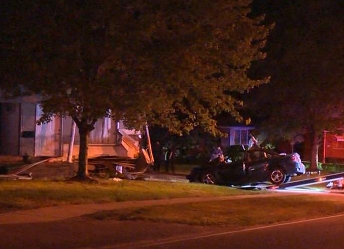 Howland driver flown to hospital after car crashes into Warren home ...
