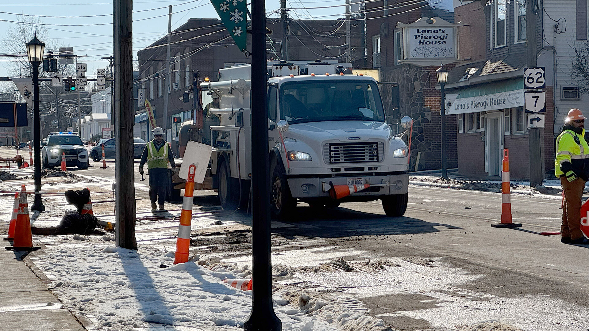 Highly-traveled street in Hubbard reopens after gas leak | Local News ...