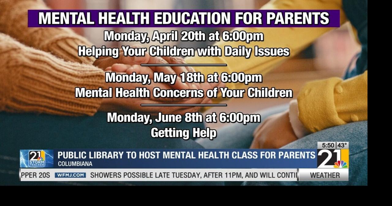 Public Library to host mental health class for parents | News | wfmj.com