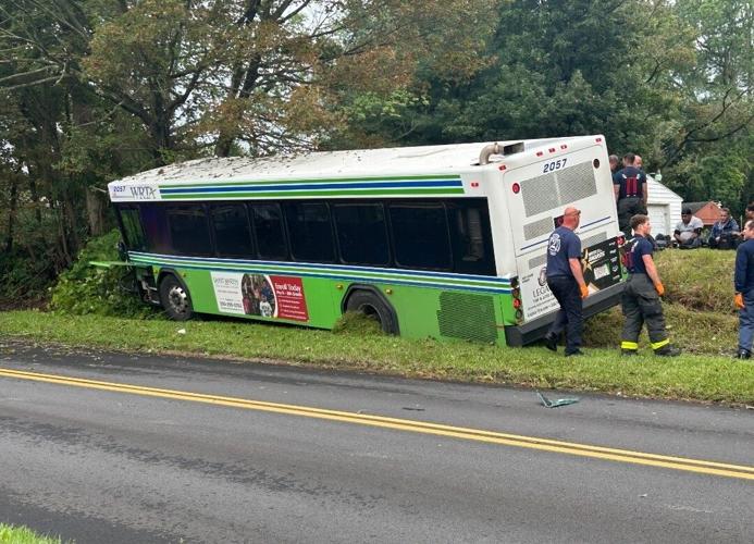Report: WRTA bus crashes into tree after SUV runs stop sign ...