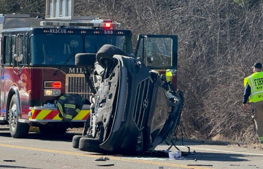 VIDEO: Victim critically injured as SUV flips in Milton Township crash ...