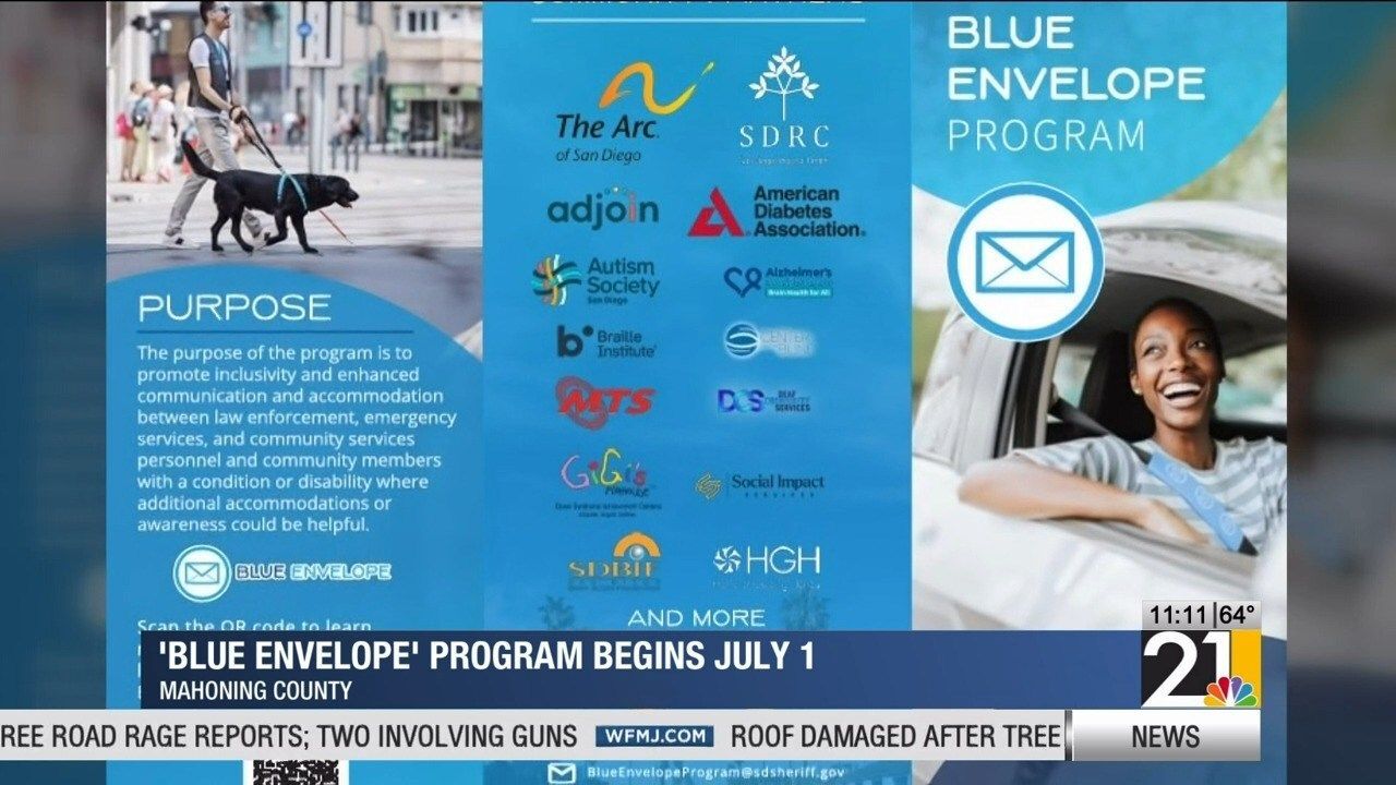 Blue Envelope program aims to take some of the danger out of traffic ...