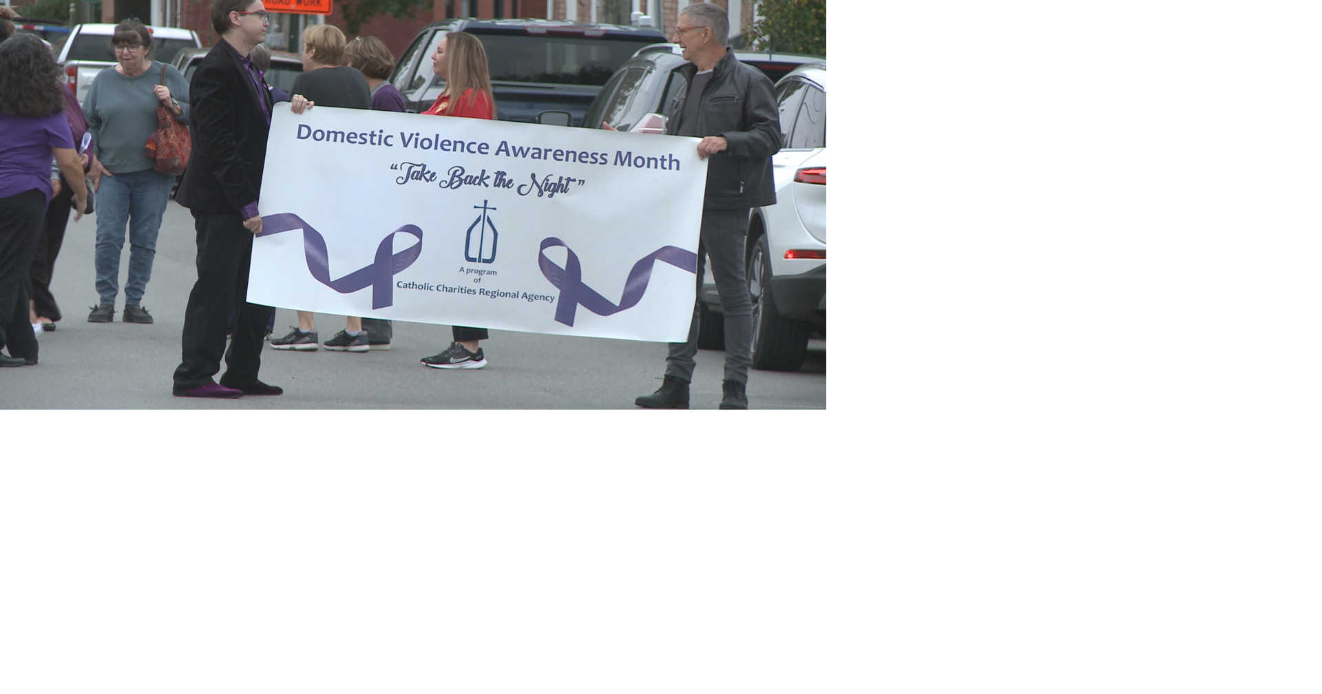 Christina House raises awareness for domestic violence
