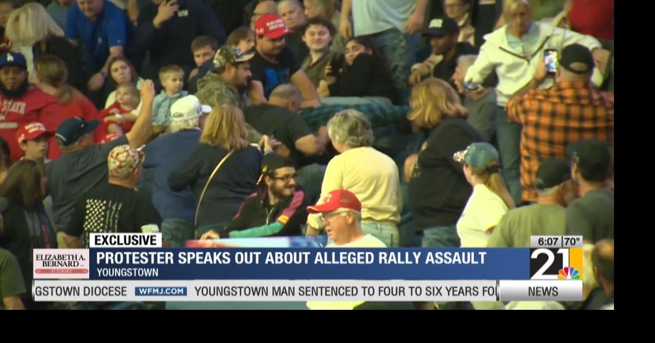 Trump rally protester speaks out about alleged assault