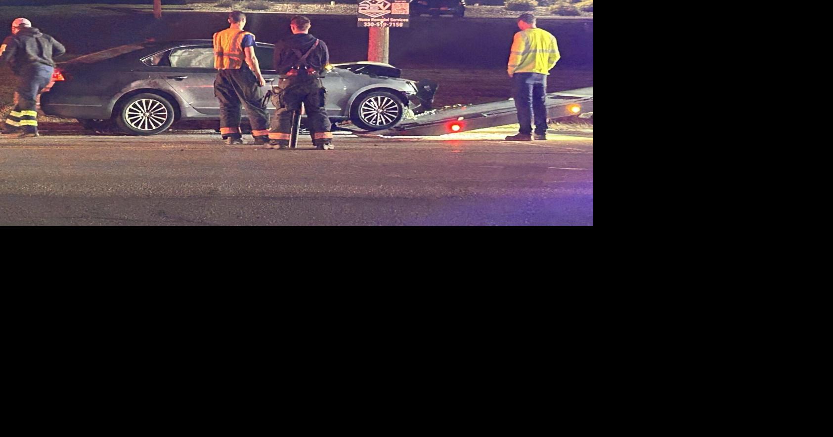 Two people taken to hospital after crash along North Lima Road ...