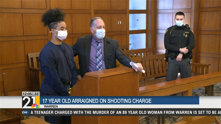 Warren teen accused of murder of elderly woman pleads not guilty ...