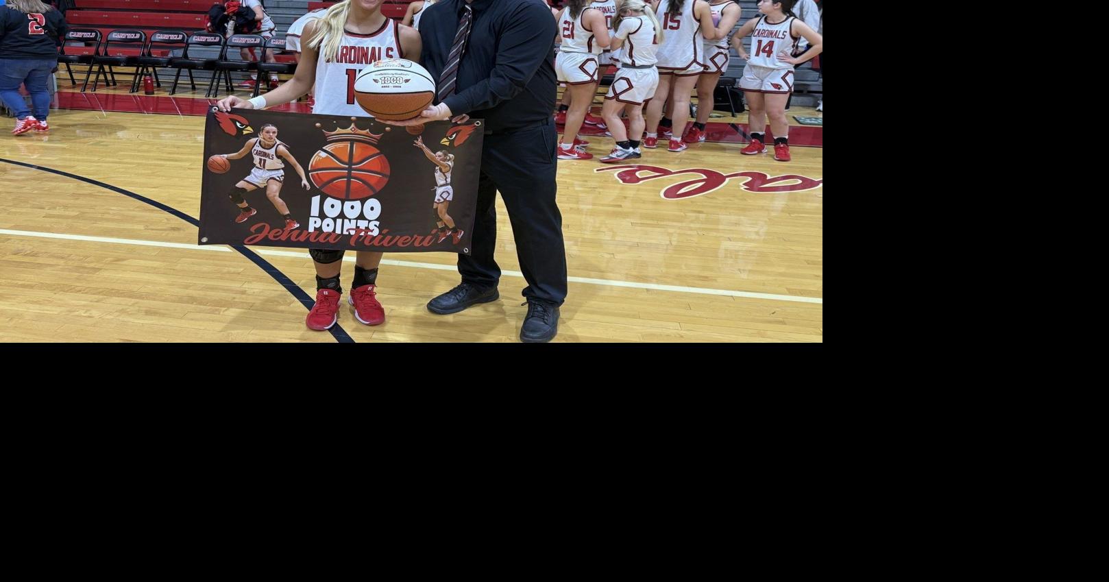 Canfield's Triveri hits 1,000 points in sectional win | Local Sports ...