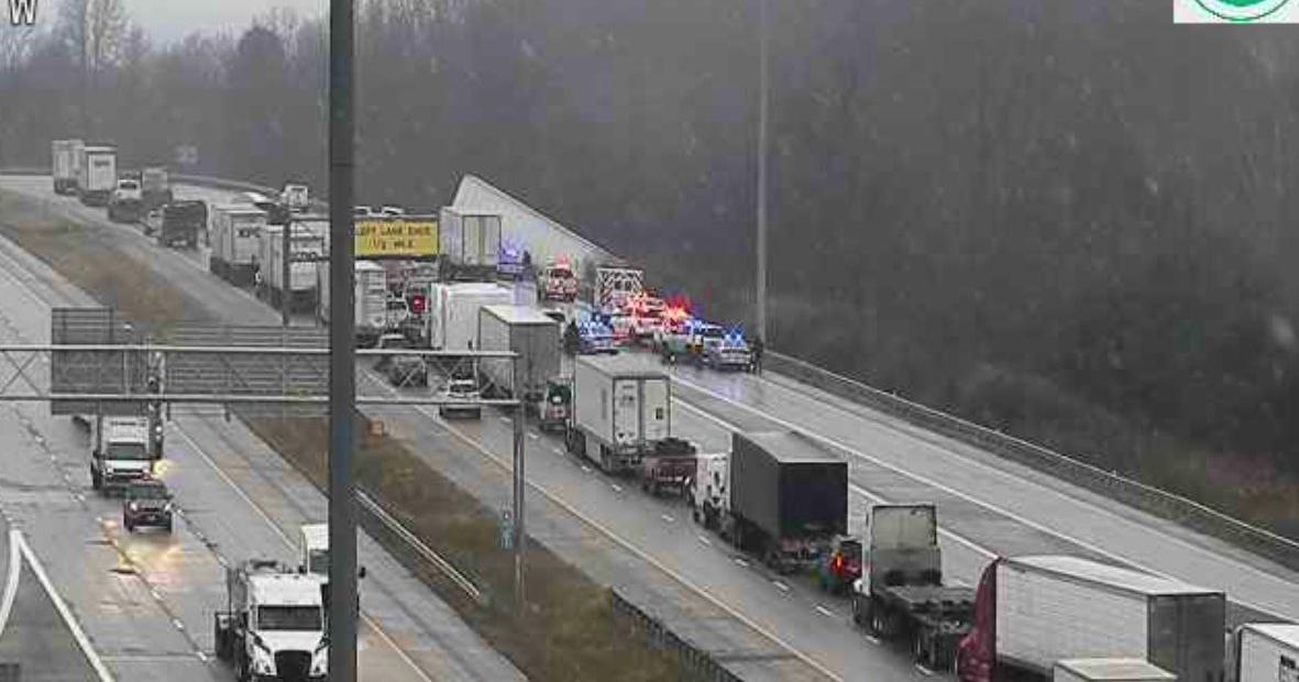 One dead after tractor trailer crashes on Interstate 80 westbound in ...
