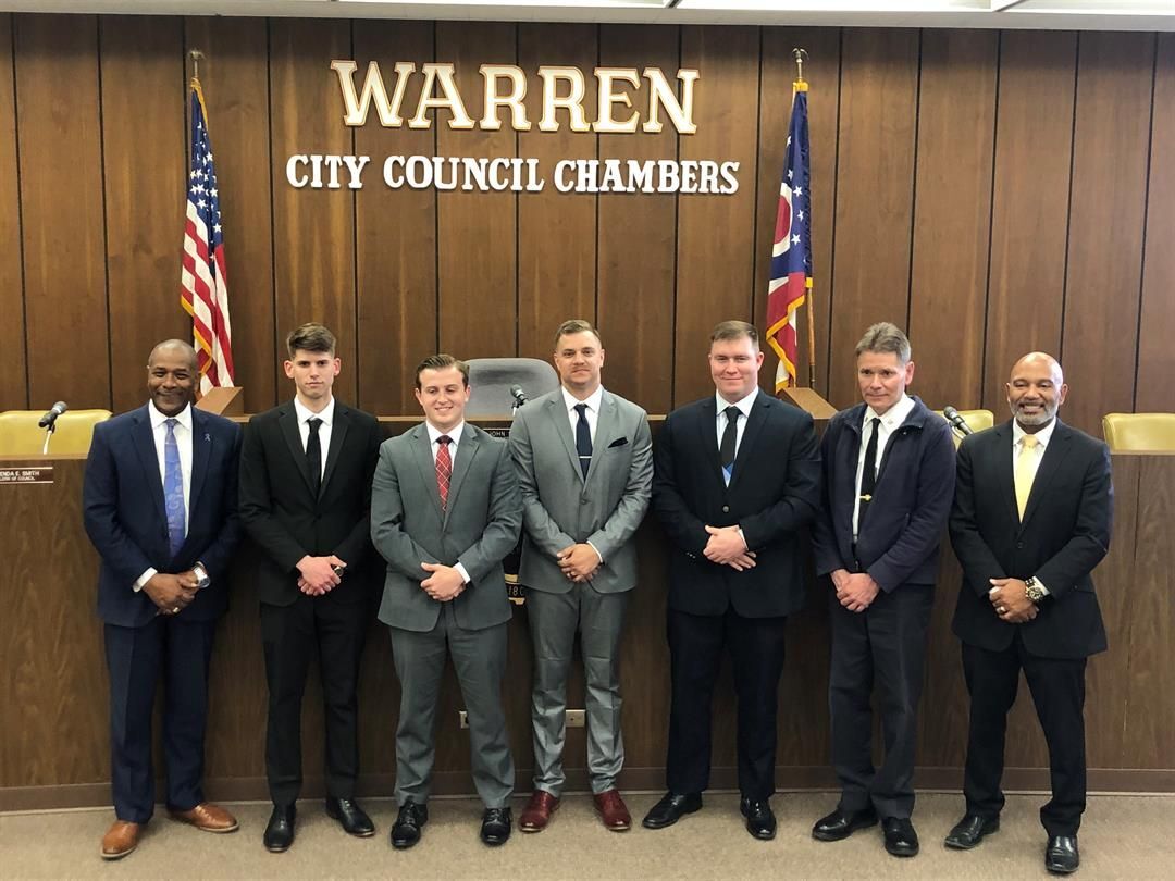 Warren Fire Department swears in four new officers, FD now operating at ...