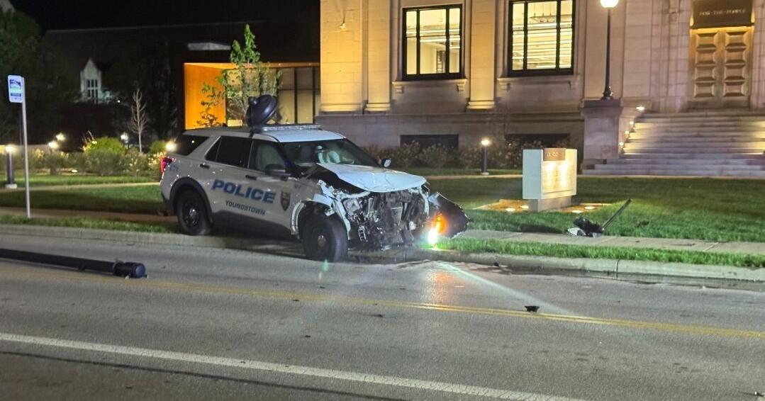 Two YPD cruisers involved in downtown Youngstown crash | Local News ...
