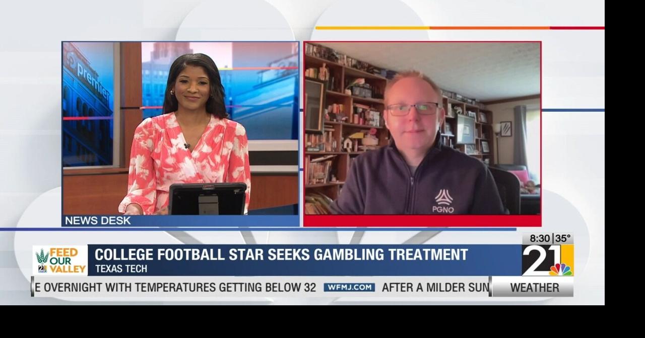 College football star seeks gambling treatment
