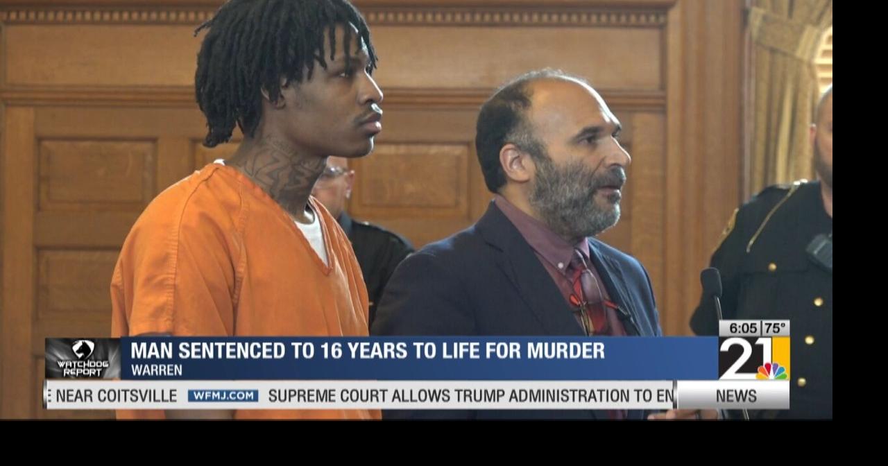Man sentenced to 16 years to life in prison for murder