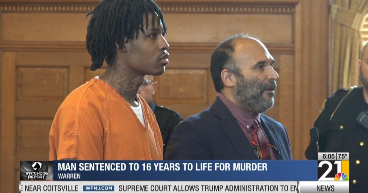 Man sentenced to 16 years to life in prison for murder