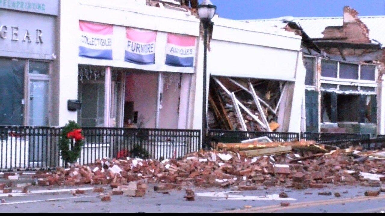 Tuesday storms destroy multiple buildings in Bamberg