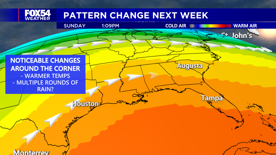 Pattern Change Arrives Next Week | | wfxg.com