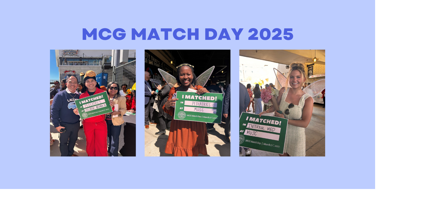 MCG students finding out their future: Match Day 2025