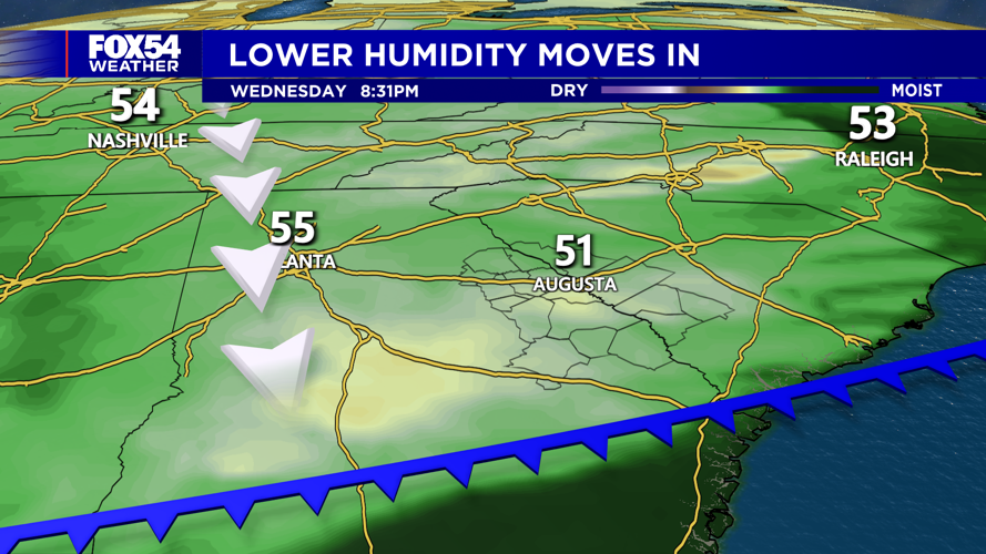 Dry Air Returns Late Week | | wfxg.com