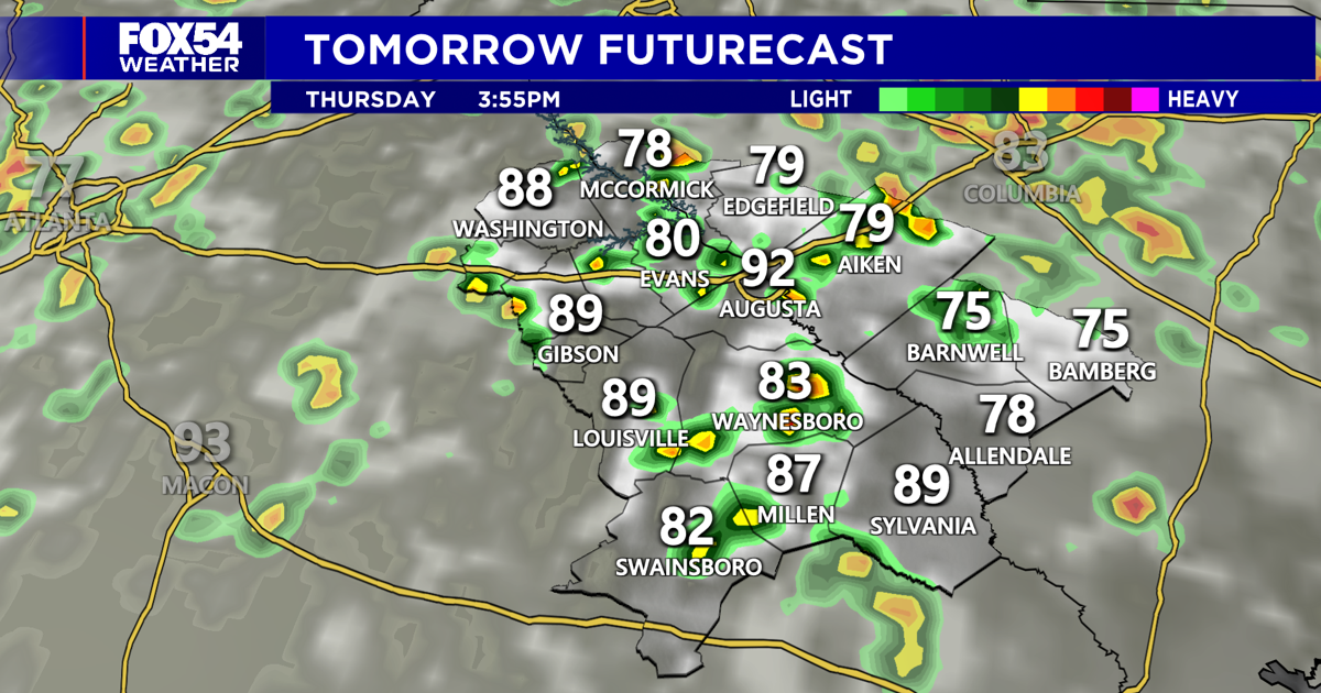 Typical August weather in the CSR: Heat and spotty storms continue