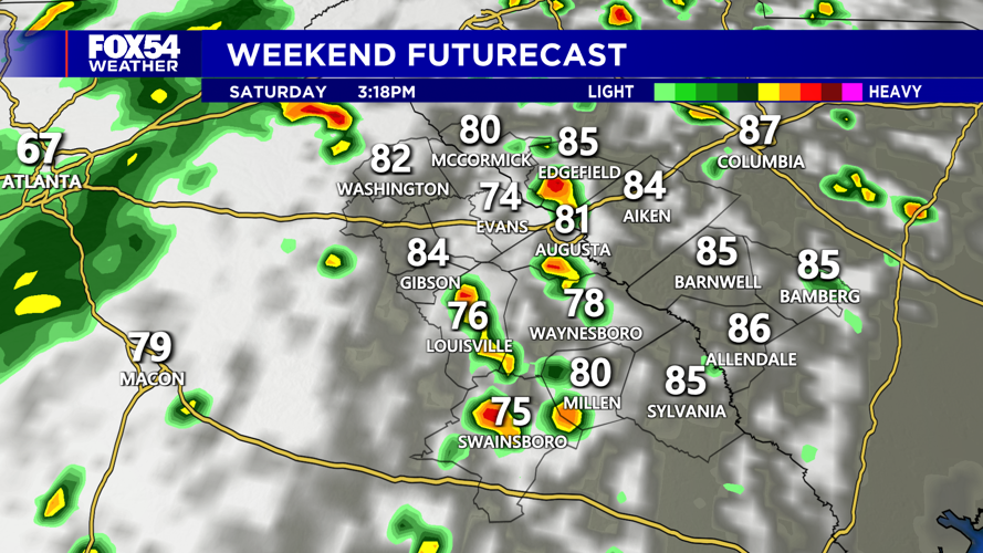Rain Chances Return Saturday into Sunday | | wfxg.com