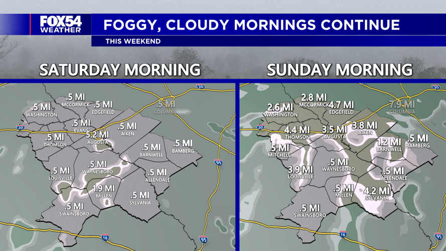 A warm weekend with mostly dry weather during the daytime hours ...