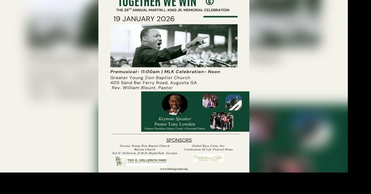 MLK Global Unity Day of service set for monday as community honors Dr ...