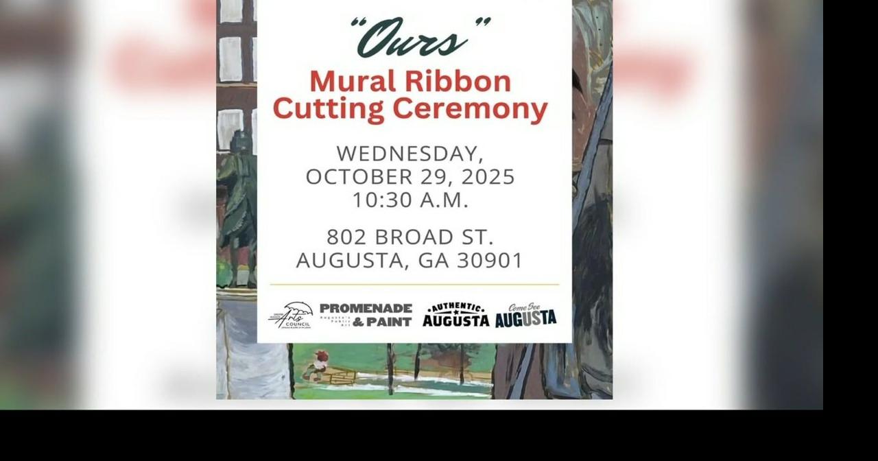 Downtown Augusta to unveil vibrant community mural honoring local ...
