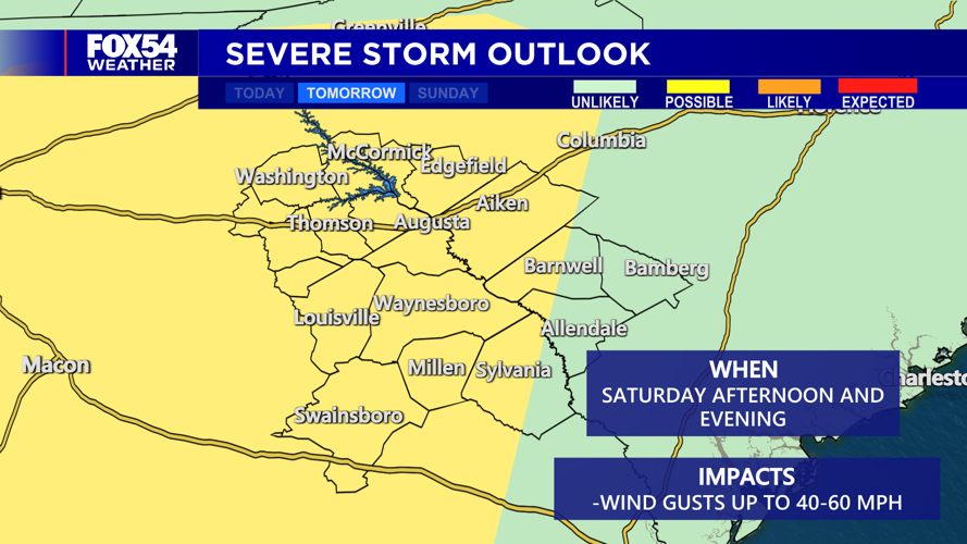 Showers & storms make for an active Memorial Day Weekend in the CSRA ...